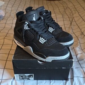 Jordan Black and Gray Sneakers